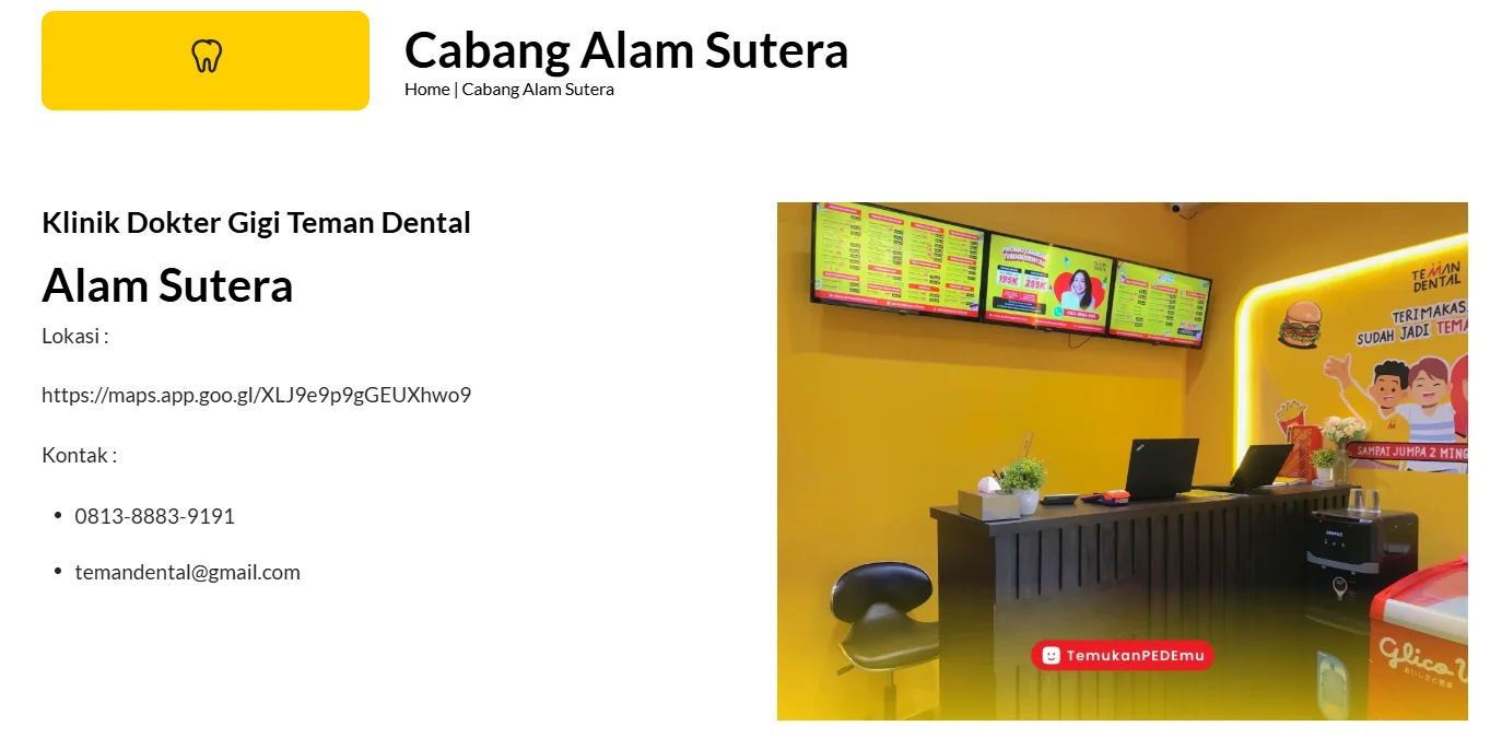 Klinik gigi alam sutera