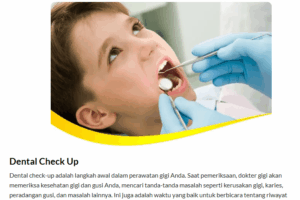 Dental Check up di klinik gigi teman dental