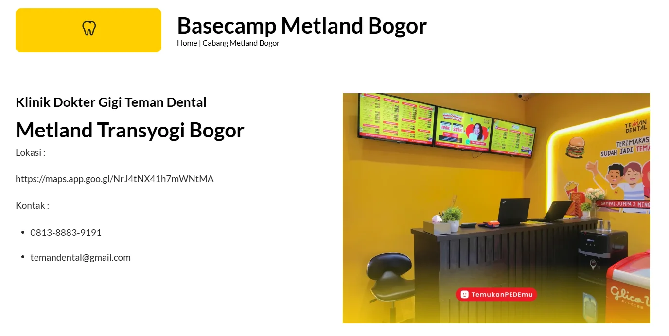 teman dental metland bogor klinik gigi metland bogor teman dental