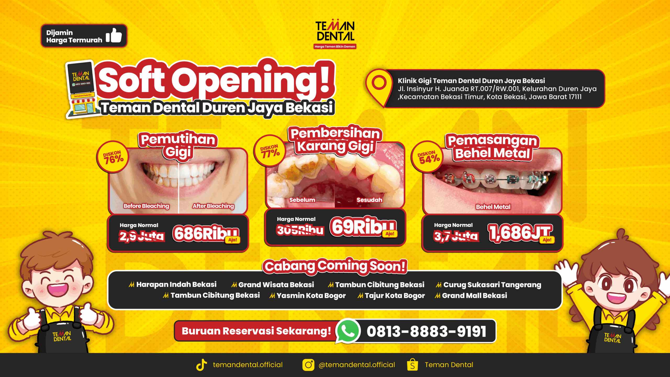 Soft Opening Klinik Gigi Terdekat Bekasi