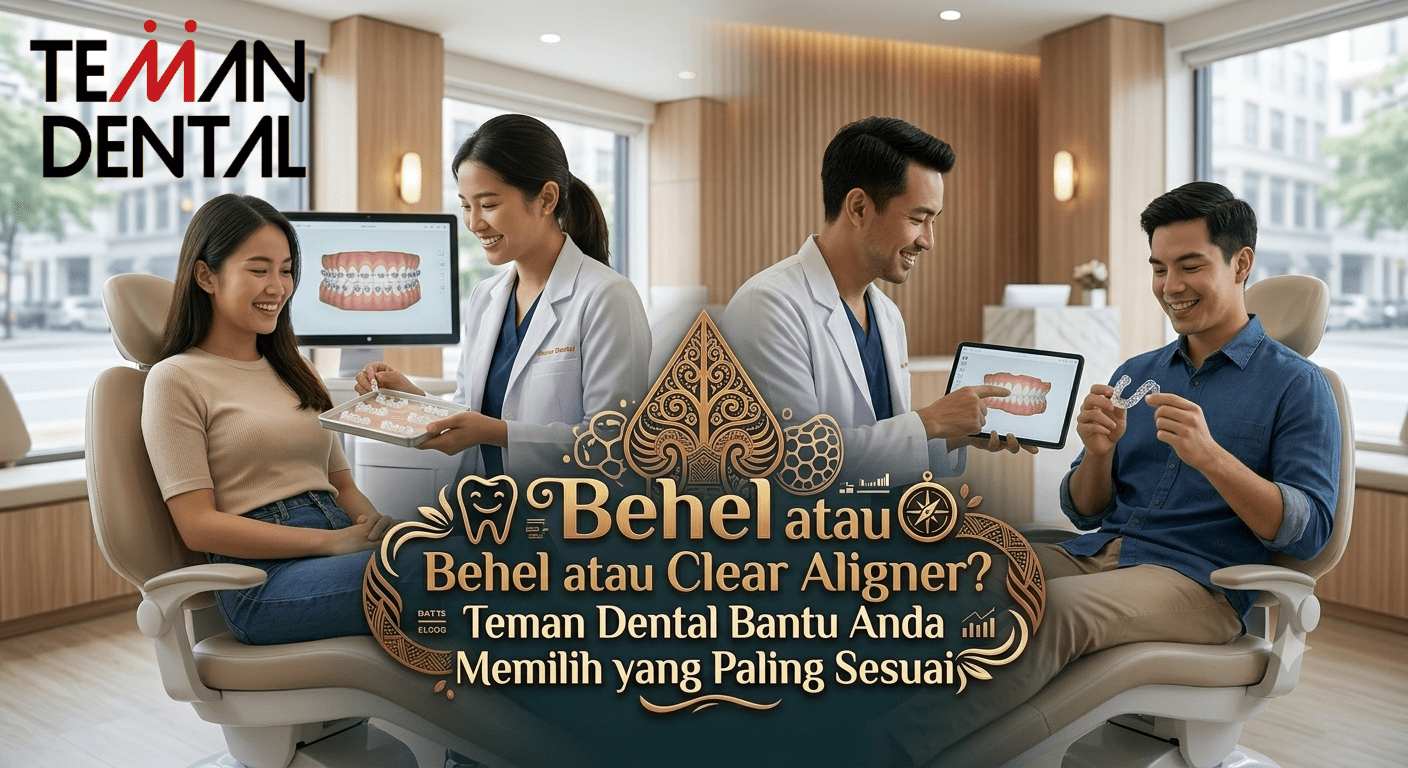 Behel atau Clear Aligner Teman Dental Bantu Anda Memilih yang Paling Sesuai