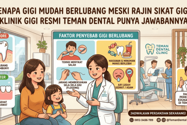 Kenapa Gigi Mudah Berlubang Meski Rajin Sikat Gigi Klinik Gigi Resmi Teman Dental Punya Jawabannya (1)