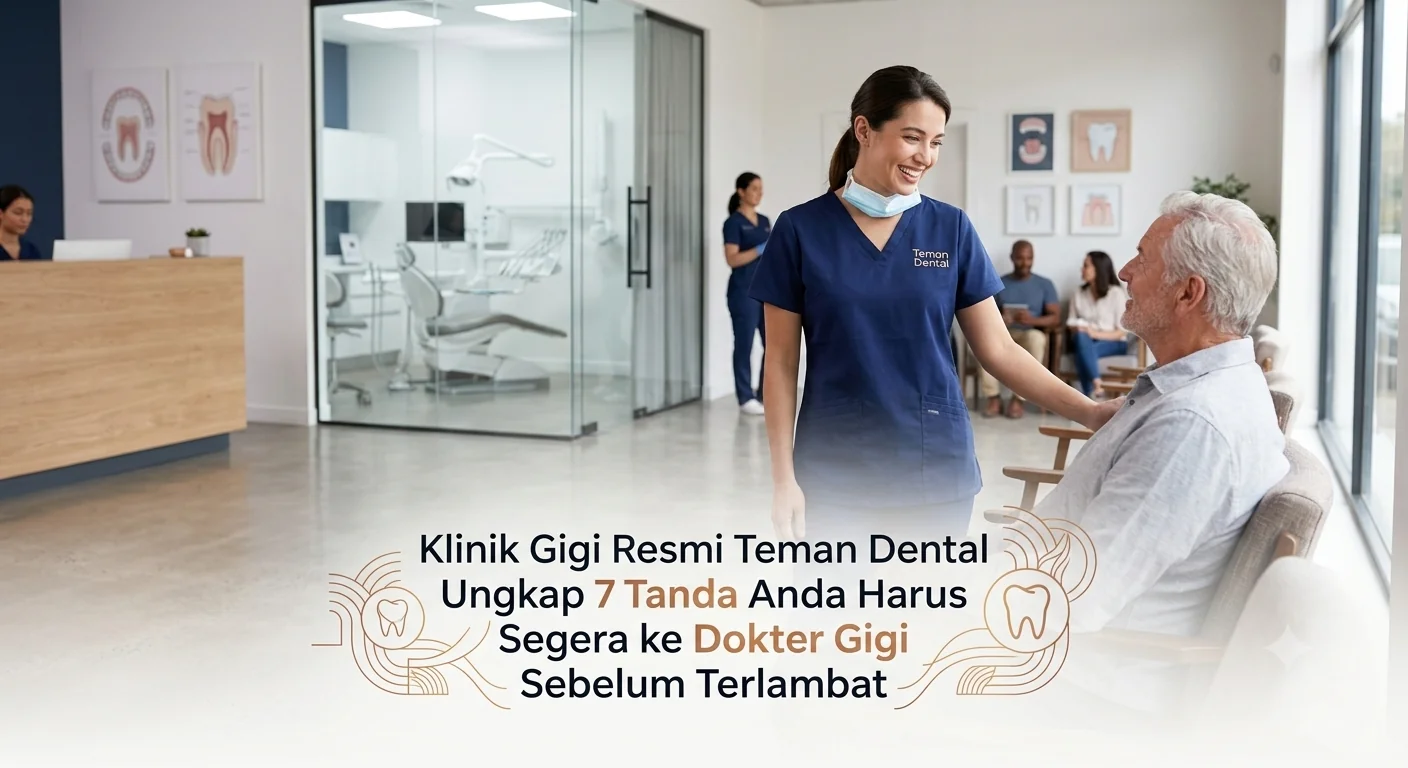 Klinik Gigi Resmi Teman Dental Ungkap 7 Tanda Anda Harus Segera ke Dokter Gigi Sebelum Terlambat