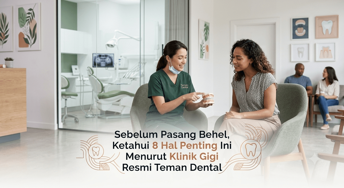 Sebelum Pasang Behel, Ketahui 8 Hal Penting Ini Menurut Klinik Gigi Resmi Teman Dental