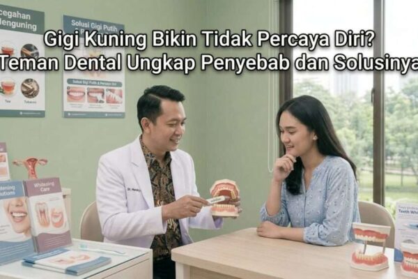 Gigi Kuning Bikin Tidak Percaya Diri Teman Dental Ungkap Penyebab dan Solusinya