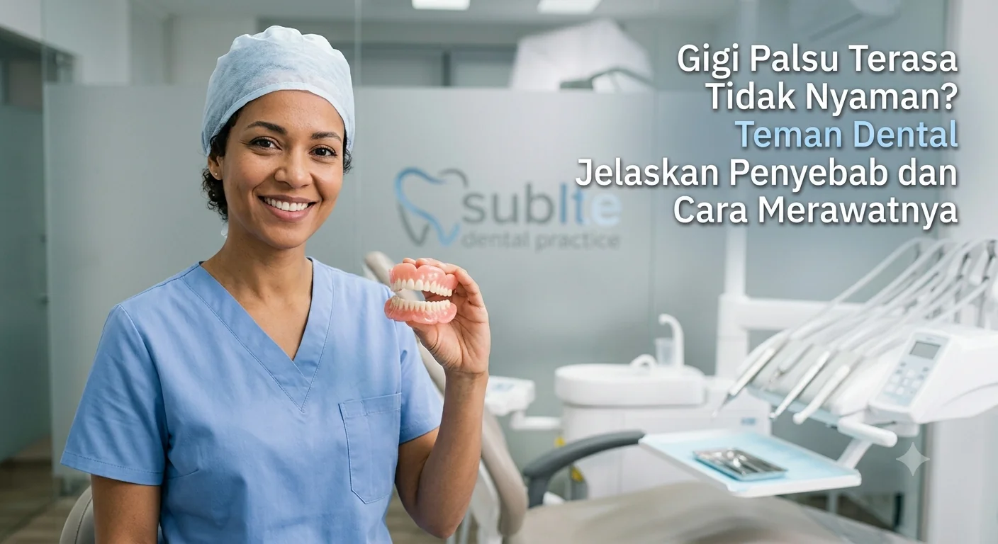 Gigi Palsu Terasa Tidak Nyaman Teman Dental Jelaskan Penyebab dan Cara Merawatnya