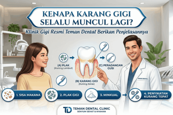 Kenapa Karang Gigi Selalu Muncul Lagi Klinik Gigi Resmi Teman Dental Berikan Penjelasannya