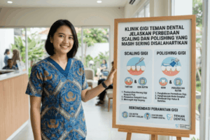 Klinik Gigi Teman Dental Jelaskan Perbedaan Scaling dan Polishing yang Masih Sering Disalahartikan (1)