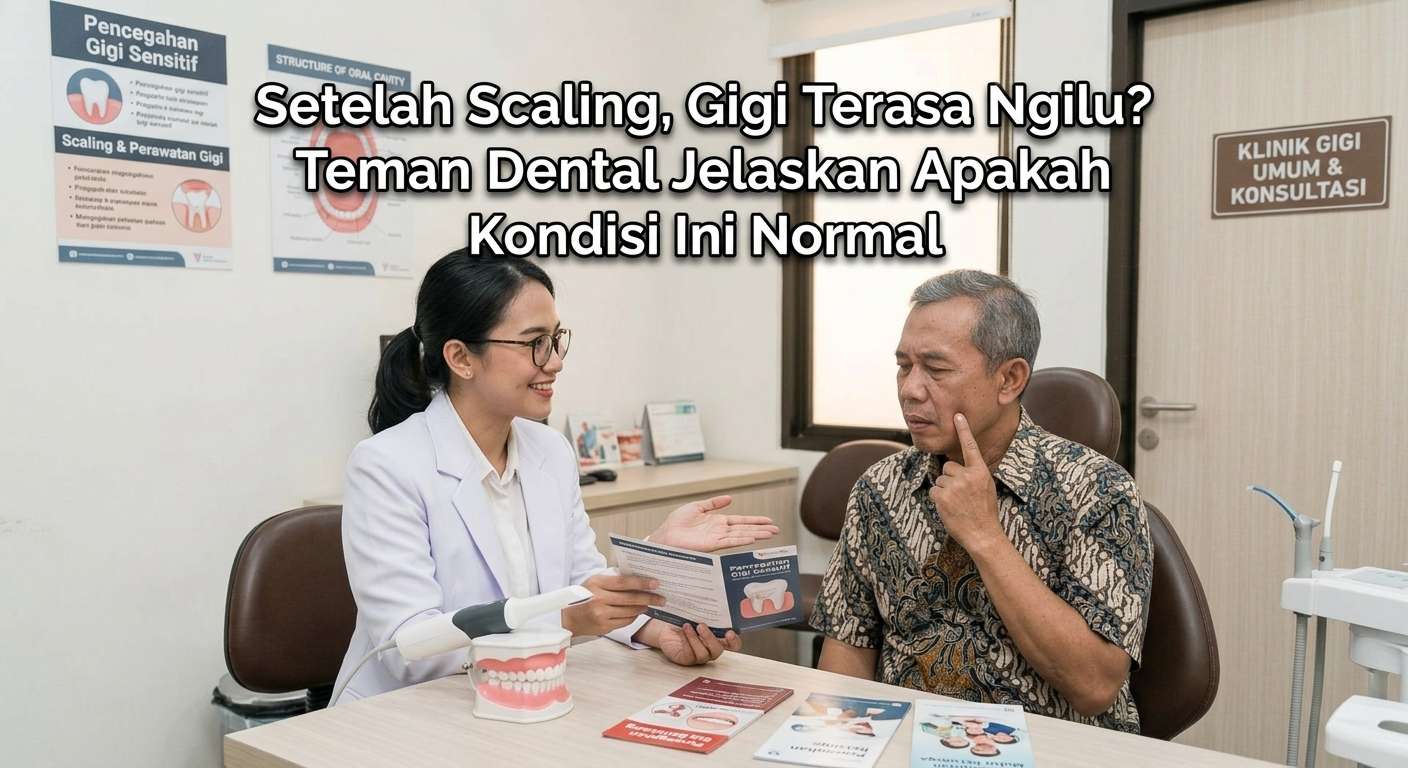 Setelah Scaling, Gigi Terasa Ngilu Teman Dental Jelaskan Apakah Kondisi Ini Normal