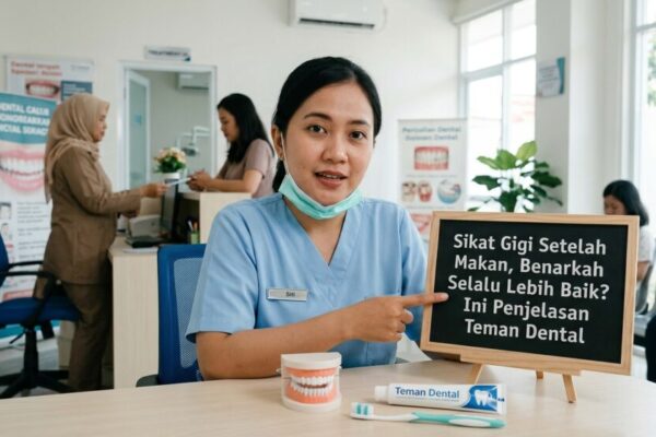 Sikat Gigi Setelah Makan, Benarkah Selalu Lebih Baik Ini Penjelasan Teman Dental