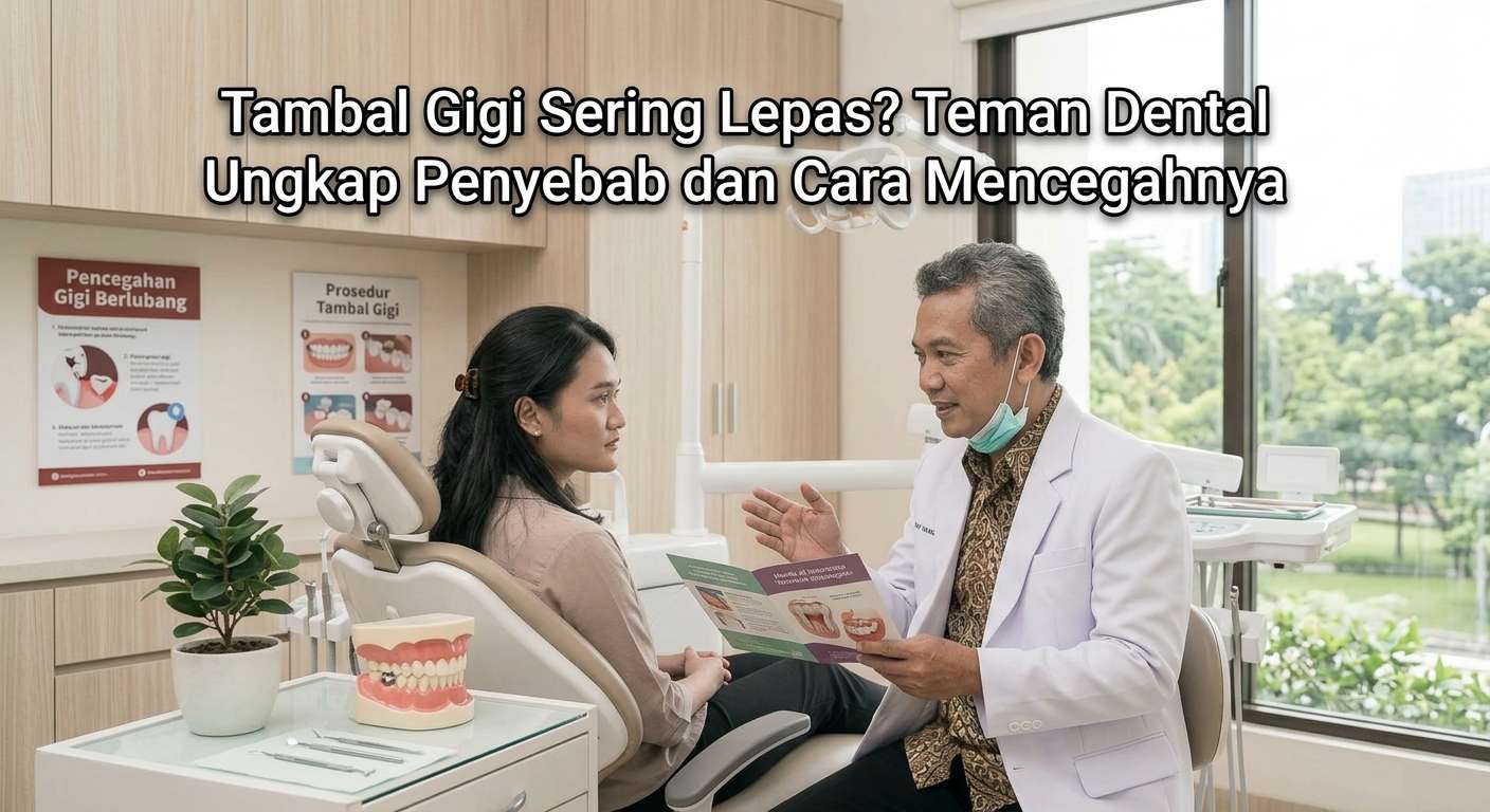 Tambal Gigi Sering Lepas Teman Dental Ungkap Penyebab dan Cara Mencegahnya