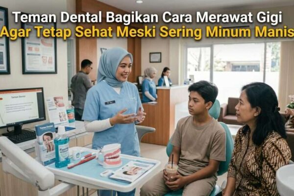 Teman Dental Bagikan Cara Merawat Gigi Agar Tetap Sehat Meski Sering Minum Manis