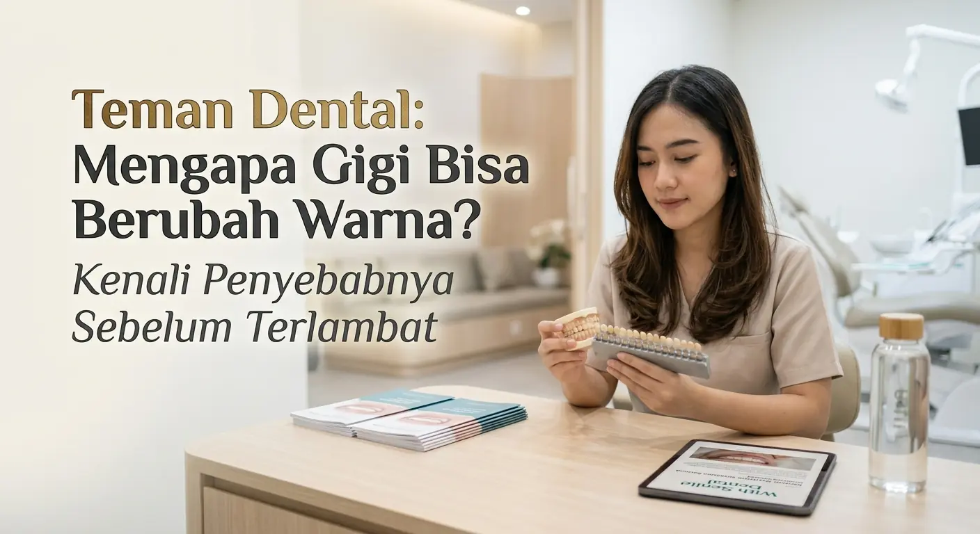 Teman Dental Mengapa Gigi Bisa Berubah Warna Kenali Penyebabnya Sebelum Terlambat
