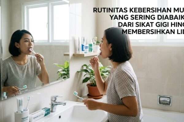 Rutinitas Kebersihan Mulut yang Sering Diabaikan Dari Sikat Gigi hingga Membersihkan Lidah