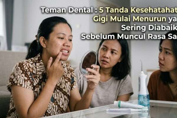 Teman Dental 5 Tanda Kesehatan Gigi Mulai Menurun yang Sering Diabaikan Sebelum Muncul Rasa Sakit